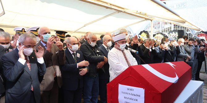 Şehit Tayfun Özköse Samsun'da son yolculuğuna uğurlandı
