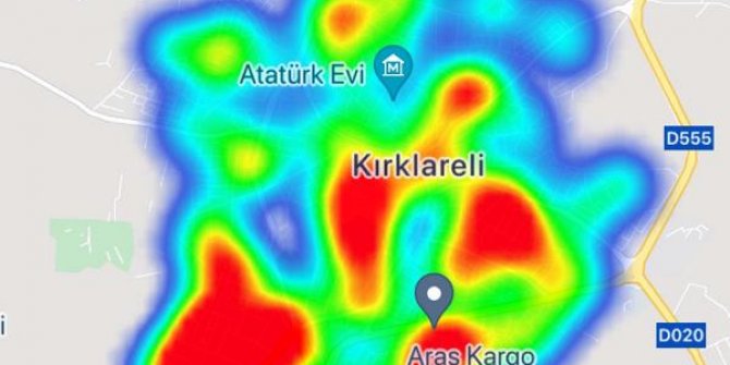 Kırklareli ve Edirne'nin risk haritası kırmızıya dönüyor