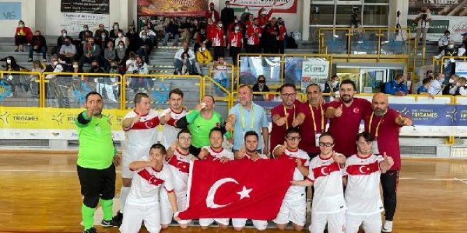 Down Sendromlular Futsal Milli Takımı, Avrupa Oyunları'nda şampiyon