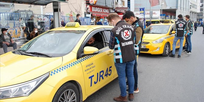 İstanbul'da taksi denetimleri sürüyor