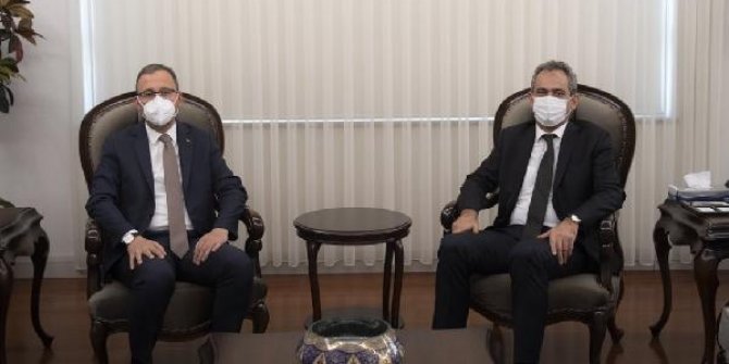 Bakan Özer, Bakan Kasapoğlu'nu ağırladı