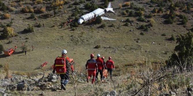 Konya'da, düşen uçağa arama- kurtarma tatbikatı