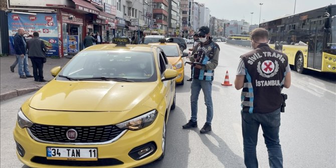İstanbul'da taksi denetimleri sürüyor
