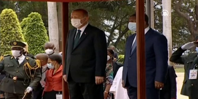 Cumhurbaşkanı Erdoğan Angola'da