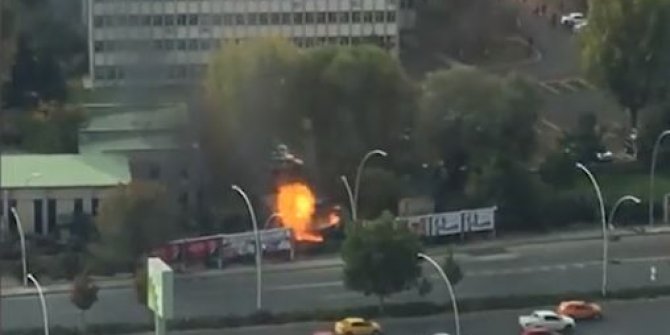 Ankara'da şiddetli doğalgaz patlaması