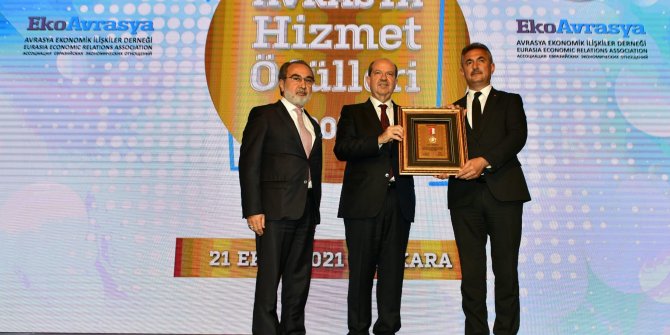 Başkan Köse'ye Avrasya Hizmet Ödülü