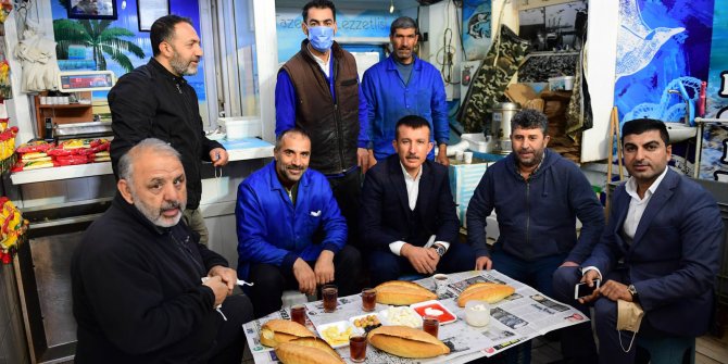 Başkan Balcı'dan Hal Esnafına Ziyaret