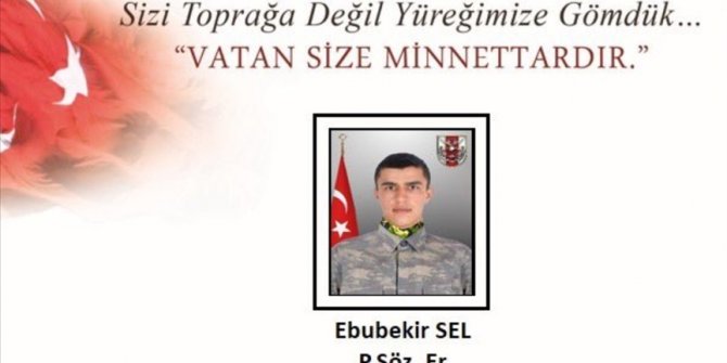 Hakkari'de bir asker şehit oldu