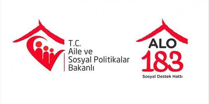 'Alo 183 Sosyal Destek Hattı' aracılığıyla 163 bin 513 kişinin sorunu çözüldü