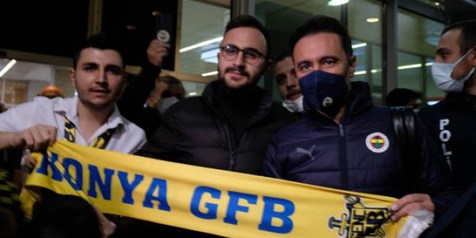 Fenerbahçe'ye Konya'da coşkulu karşılama