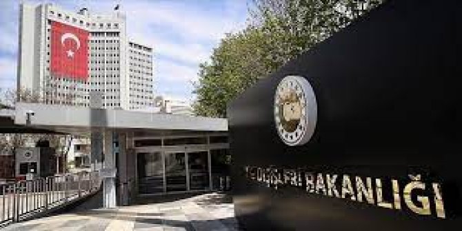 Dışişleri Bakanlığı'ndan açıklama: Vahim bir hata