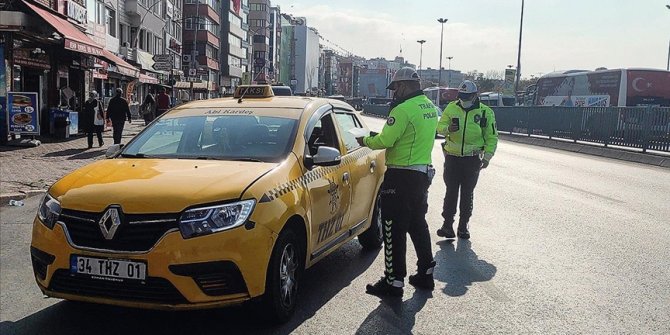 İstanbul'da taksicilere yönelik denetimler sürüyor