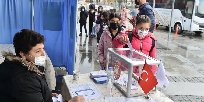 Başkentli çocukların seçim heyecanı