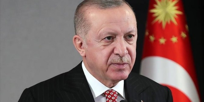 Erdoğan'dan taziye mesajı