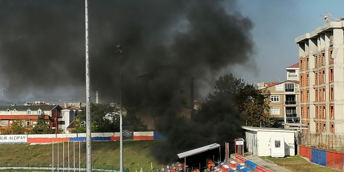 Silivri'de statta yangın