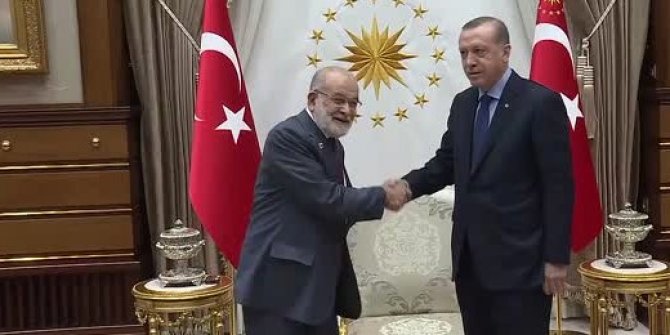 Cumhurbaşkanı Erdoğan ile Temel Karamollaoğlu görüşecek