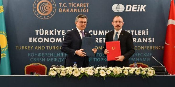 Bakan Muş, Kazak mevkidaşı ile bir araya geldi