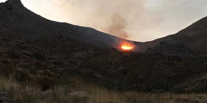 Bodrum'da otluk alanda çıkan yangın söndürüldü