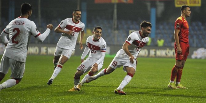 A Milli Futbol Takımı Karadağ'ı yendi, play-off'larda mücadele hakkı elde etti