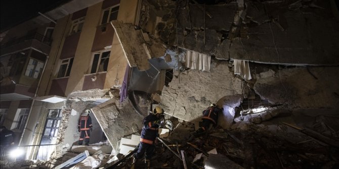 Keçiöeren'de bir binada patlama meydana geldi