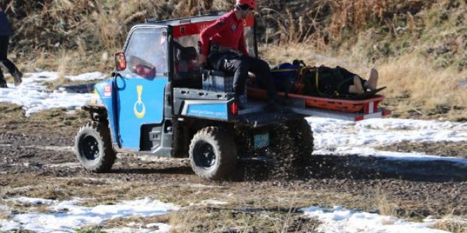 Kartalkaya Kayak Merkezi'nde jandarma ve AFAD'dan kurtarma tatbikatı