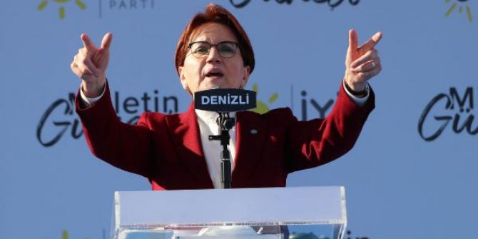 Akşener: Türkiye'yi düze çıkartacak İYİ Parti var