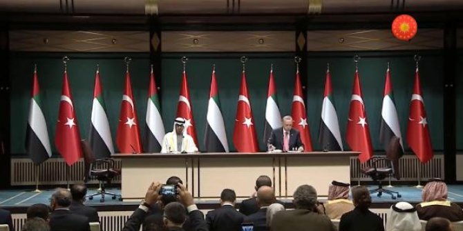 Türkiye ile BAE arasında 10 anlaşma imzalandı