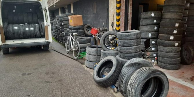 Lastikçilerde yoğunluk devam ediyor: Cezası 835 TL!