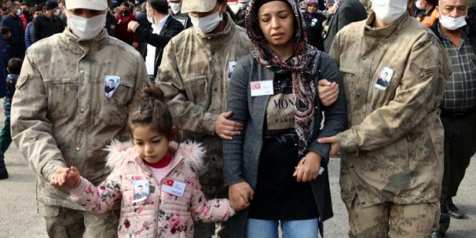 Şehit Uzman Çavuş Savaş Dinç, son yolculuğuna uğurlandı