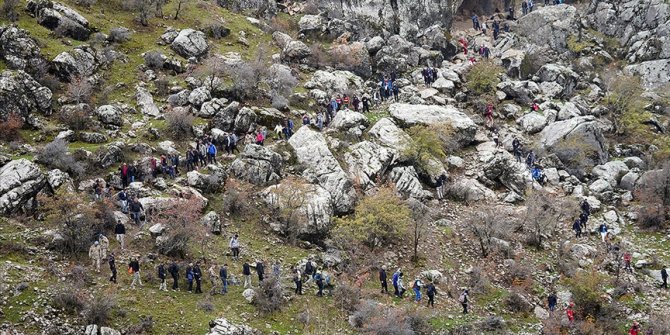 Terörden arındırılan Lice kırsalında doğa yürüyüşü yapıldı