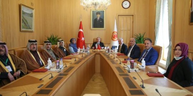 TBMM Başkanı Şentop, Katar heyetini kabul etti
