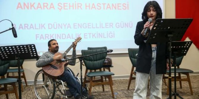 Ankara'da engelli sanatçı ve sporcular hünerlerini sergiledi