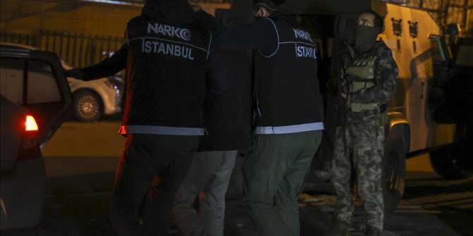 İstanbul'da yapılan uyuşturucu operasyonunda 39 şüpheli gözaltı alındı
