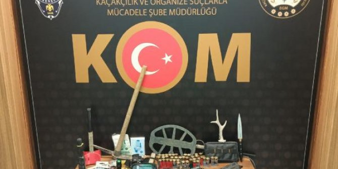 Çanakkale'de tarihi eser kaçakçılığı operasyonu: 3 gözaltı