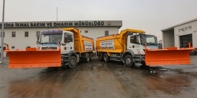 Yenimahalle Belediyesi kar yağışına karşı bütün önlemleri aldı