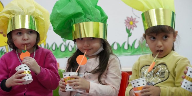 Keçiören Çocuk Eğitim Merkezi’nde okul öncesi öğrenciler için  ‘C Vitamini Şenliği’ düzenlendi