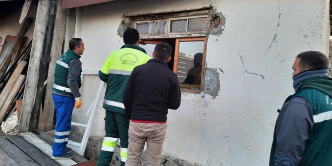 Yükseltepe Mahallesi’ndeki metruk yapı yıkıldı