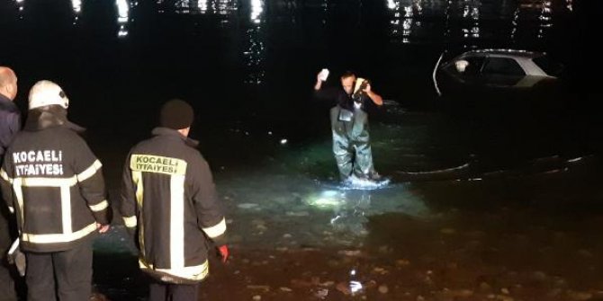 Otomobili denize sürüp gitti, hatırlamadığını söyledi