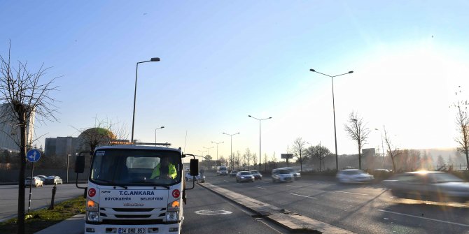 Ankara Büyükşehir Belediyesi’nden ücretsiz çekici hizmeti