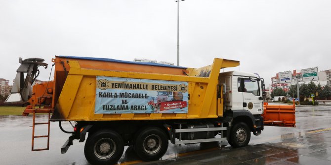 Yenimahalle Belediyesi kara kış için teyakkuzda