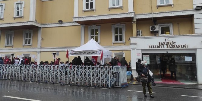 Bakırköy Belediyesi işçilerinin grevi 54 gündür sürüyor