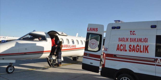 Uçak ambulanslar son 11 yılda 81 ülkeden 1081 hastayı Türkiye'ye getirdi