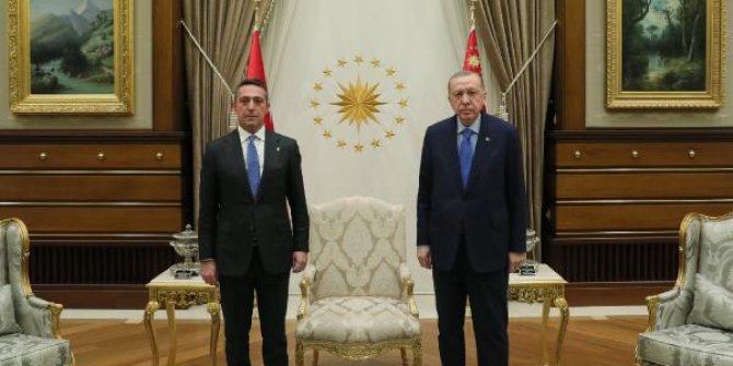 Cumhurbaşkanı Erdoğan, Fenerbahçe Başkanı Koç'u kabul etti