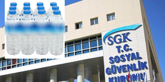 SGK 750 bin adet pet şişe su satın alacak