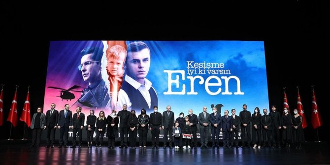 Cumhurbaşkanı Erdoğan 'Kesişme; İyi ki Varsın Eren' filmini izledi