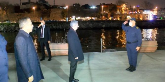 Bakan Yardımcısı Muhterem İnce ile Vali Yerlikaya Sahil Güvenlik Komutanlığını ziyaret etti
