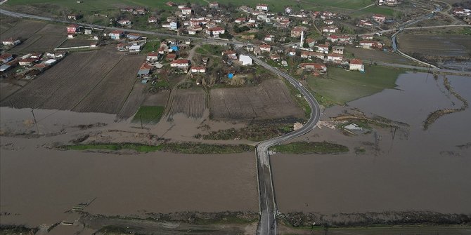 Ergene Nehri'nin debisindeki artış sürüyor