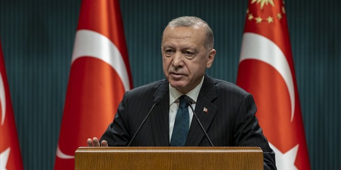 Cumhurbaşkanı Erdoğan, Cudi Dağı Üs Bölgesi'ndeki askerlerin yeni yılını kutladı