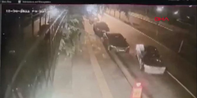 Ankara'da mühendis ve valenin öldüğü kaza kamerada