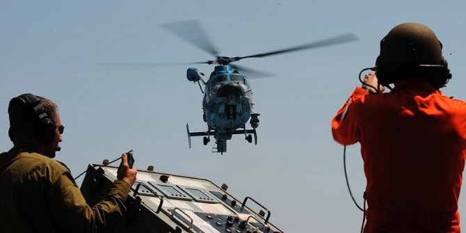 İsrail'de helikopter düştü